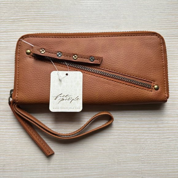 Free People Distressed Vegan Wallet - Picture 2 of 6